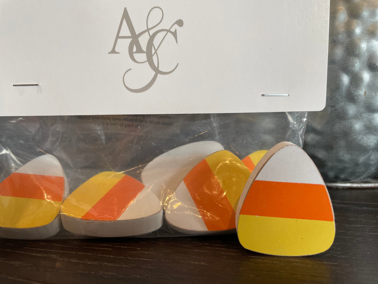 Candy Corn Wood Accents