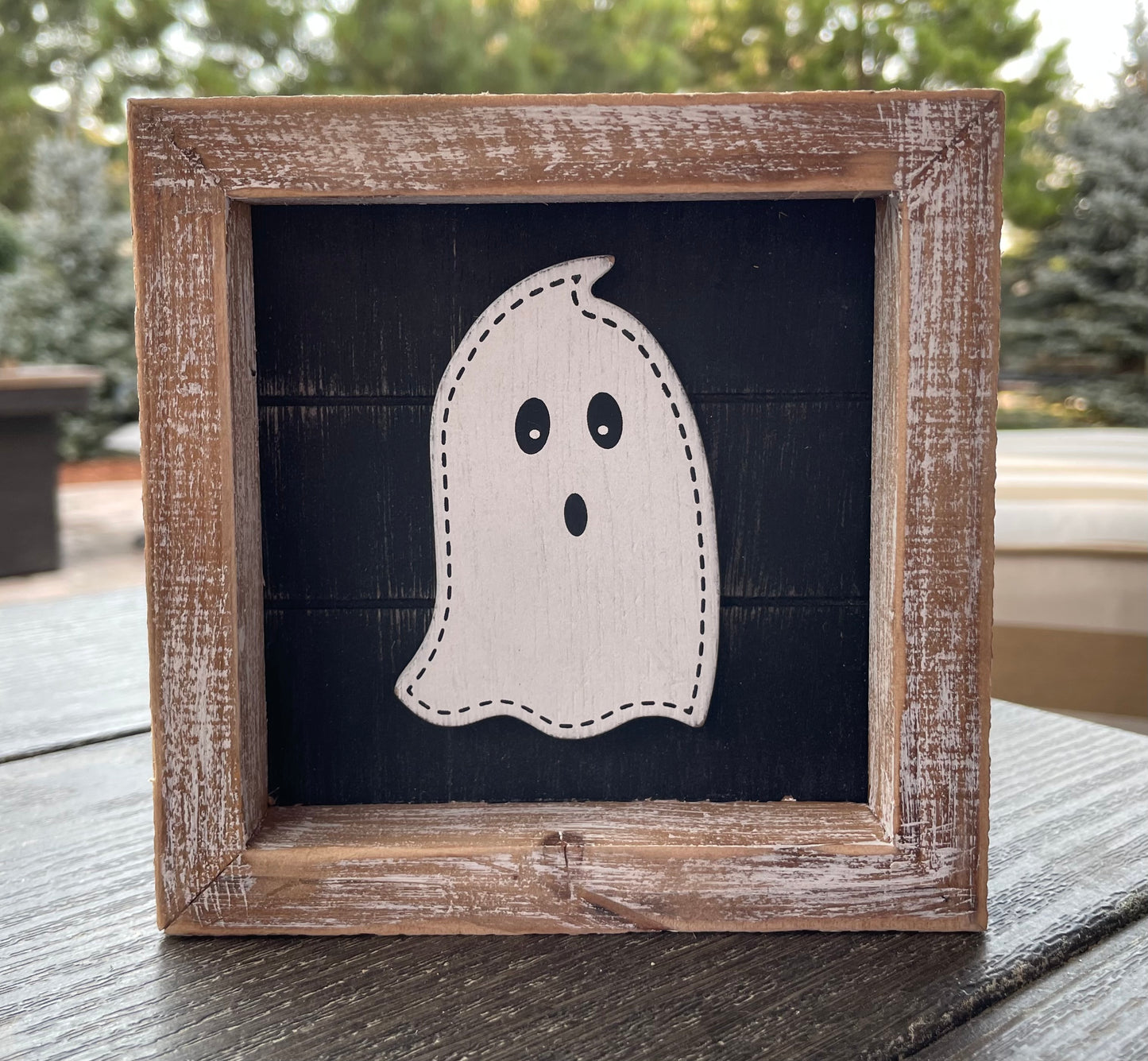 Acorn/Ghost Reversible Sign
