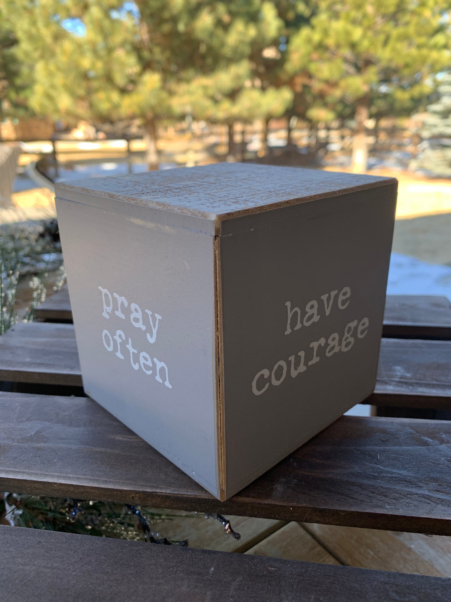 Uplifting Sayings Cube